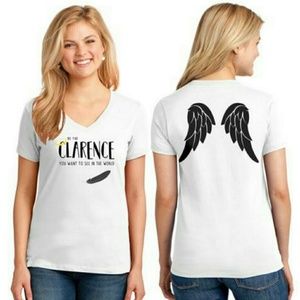 RARE New "Be the Clarence" Supernatural Castiel Ts